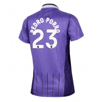 Camisa de Futebol Tottenham Hotspur Pedro Porro #23 Equipamento Alternativo Mulheres 2026-27 Manga Curta
